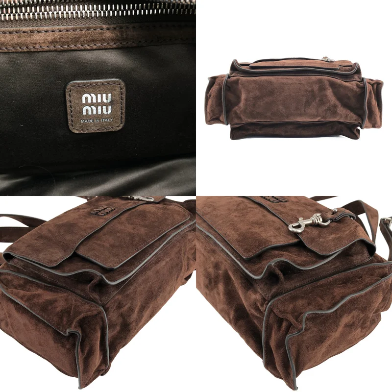 miu miu / ミュウミュウ | Utilitaire スエードショルダーバッグ 5BG335 | TU | レディース
