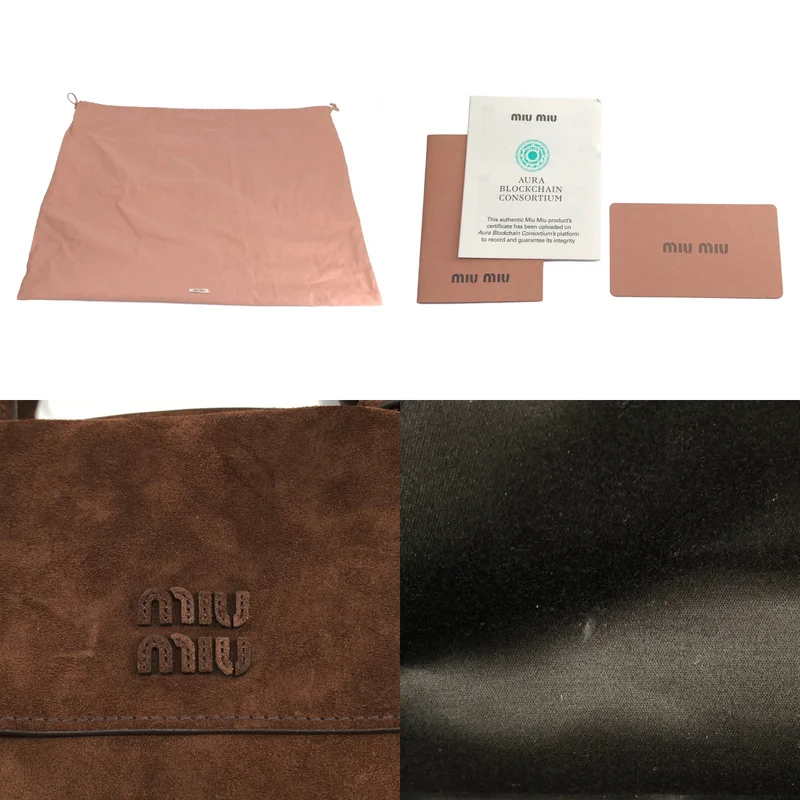 miu miu / ミュウミュウ | Utilitaire スエードショルダーバッグ 5BG335 | TU | レディース