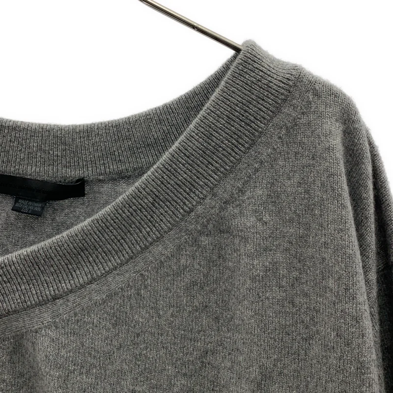 ALEXANDER WANG / アレキサンダーワン | ウール カシミヤ サイドジップ Vネックニット | S | レディース