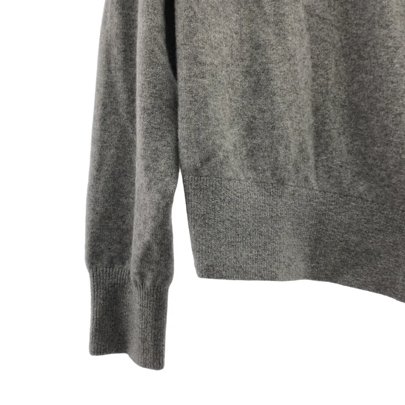 ALEXANDER WANG / アレキサンダーワン | ウール カシミヤ サイドジップ Vネックニット | S | レディース