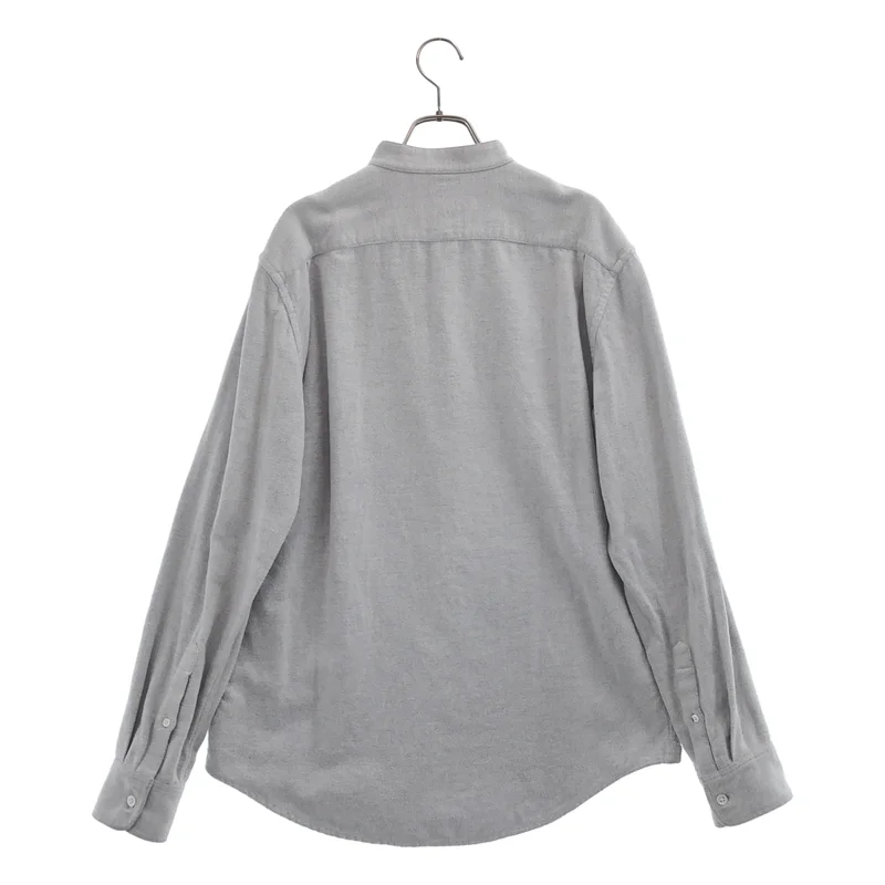 steven alan / スティーブンアラン | ダブルフェイス フランネル バンドカラーシャツ | M | メンズ