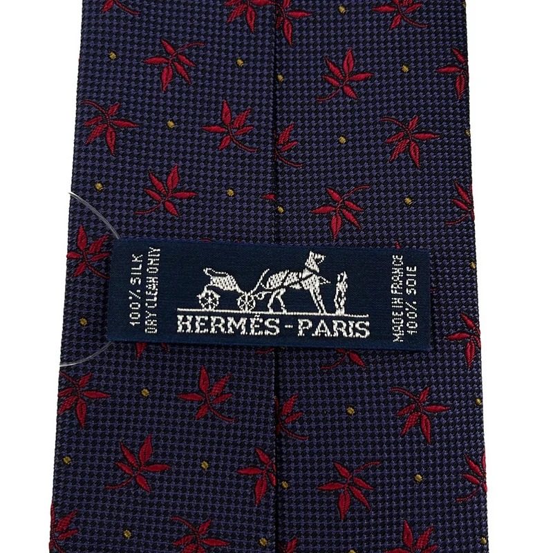 HERMES / エルメス | シルク 総柄 ネクタイ |