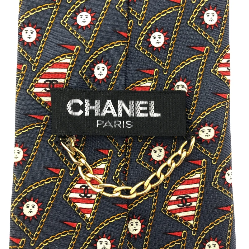 CHANEL / シャネル | シルク 総柄 ココマーク スーツ ネクタイ |