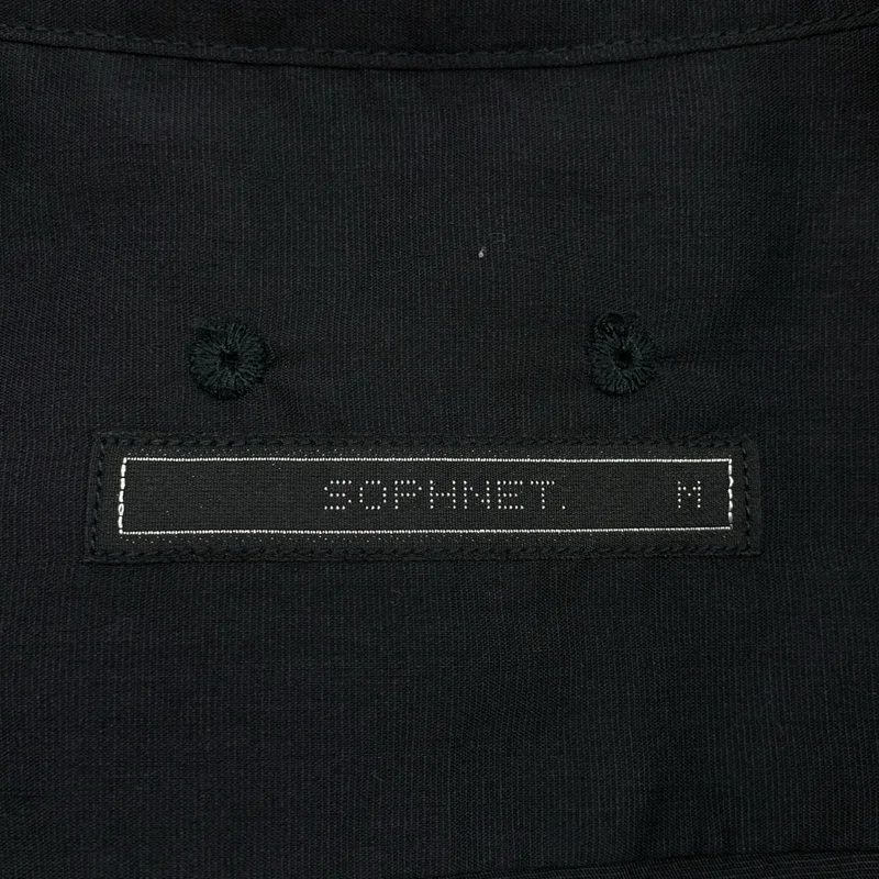 SOPHNET. / ソフネット | 2022SS | BIG BAND COLLAR SHIRT リネン混 バンドカラーシャツ | M | メンズ