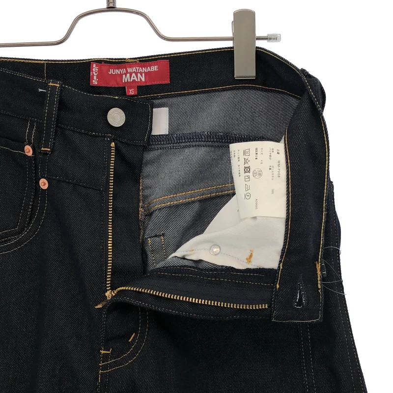 eye JUNYA WATANABE COMME des GARCONS MAN / アイジュンヤワタナベ マン | 2024SS | エステルデニム Levi's Wネーム デニムパンツ | XS | メンズ