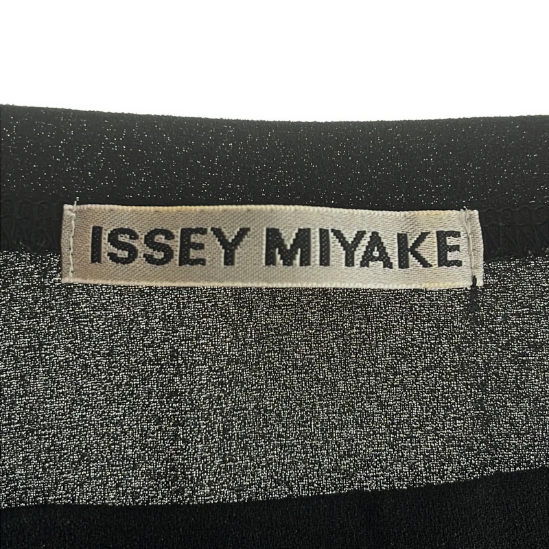 ISSEY MIYAKE / イッセイミヤケ | 2016AW | マーブル柄 2トーン  フレンチスリーブカットソー | 2 | レディース