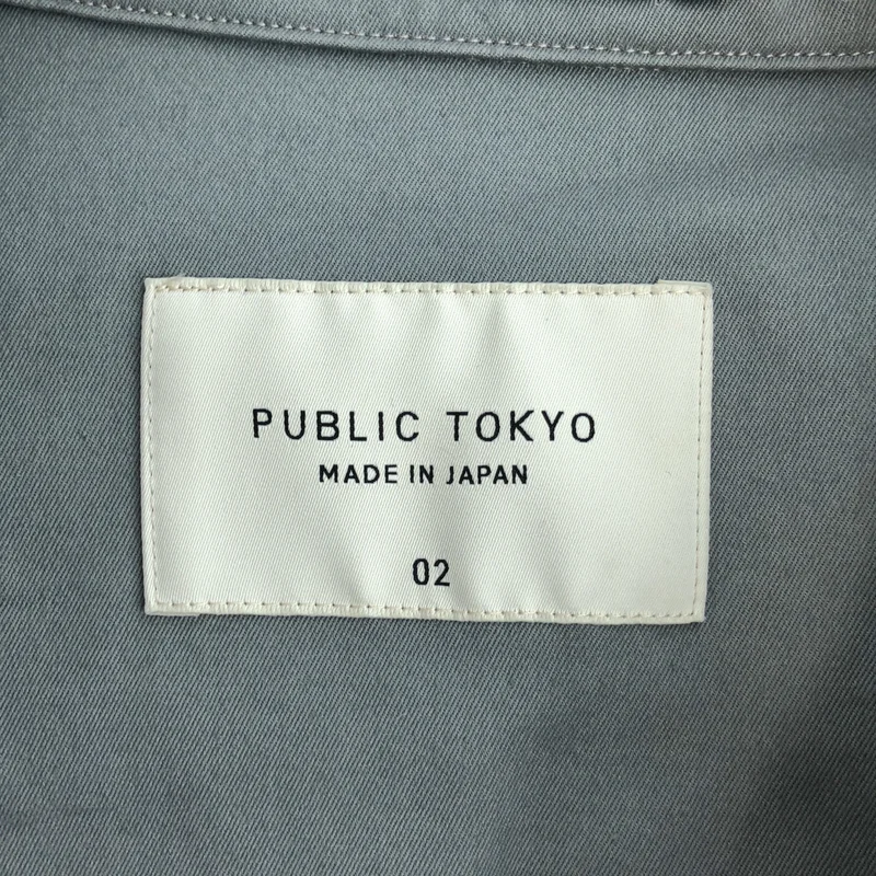 PUBLIC TOKYO / パブリックトウキョウ | コットン ブロッキング オーバーフラップコート | 2 | メンズ