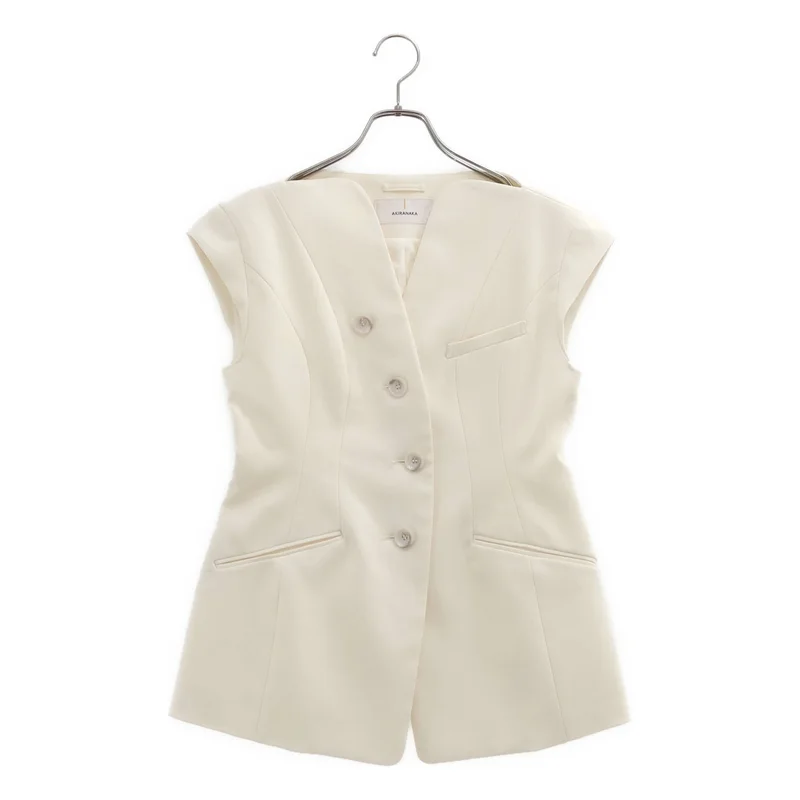 AKIRANAKA / アキラナカ | Sesilia jacket フレンチスリーブ ジャケット AS2512-WH | 2 | レディース