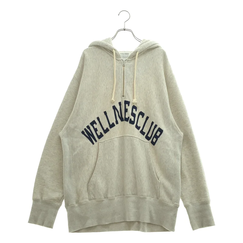 INSCRIRE / アンスクリア | ZERO LOOP ZIP PULLOVER LOGO PARKER / ゼロループ ジップ プルオーバーパーカー | M | レディース