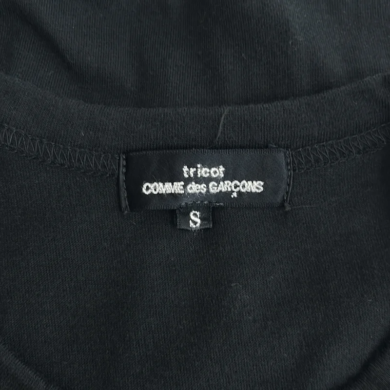 tricot COMME des GARCONS / トリココムデギャルソン | コットン 再構築 Tシャツ_半袖 TQ-T005 | S | レディース