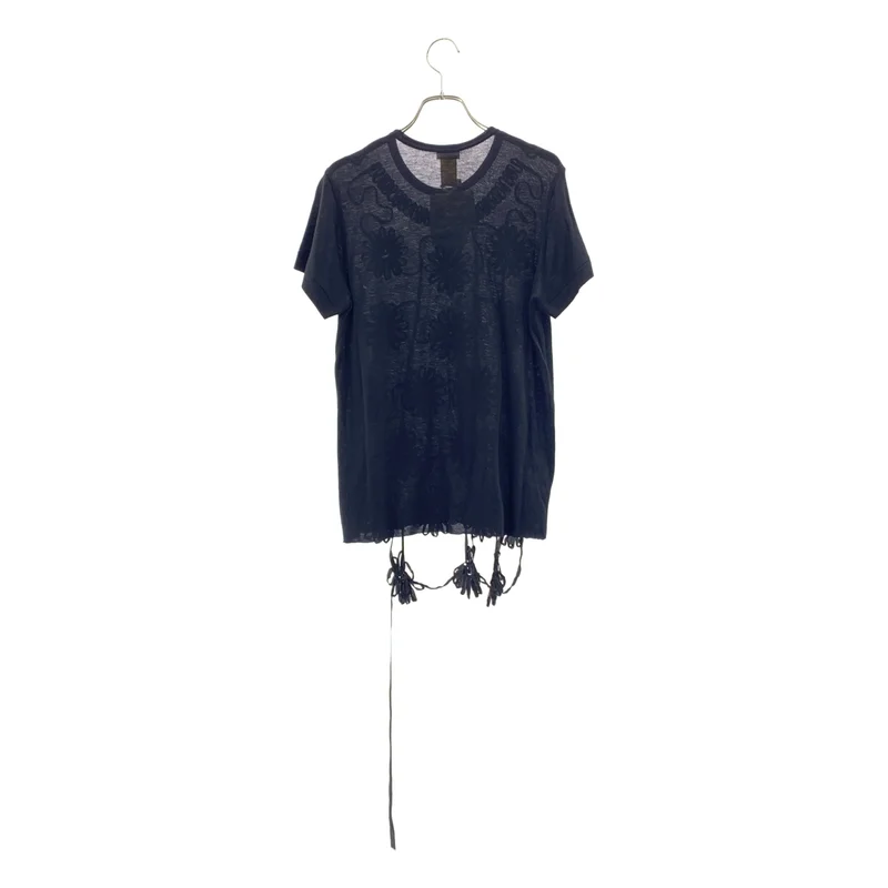 tao COMME des GARCONS / タオコムデギャルソン | 2008AW | リボンテープ フラワー装飾 カットソー | M | レディース