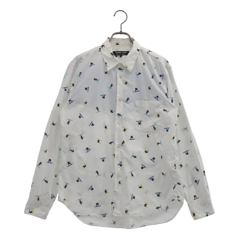 COMME des GARCONS HOMME DEUX / コムデギャルソンオムドゥ | 2016SS | コットン サーファー 総柄シャツ | S | メンズ