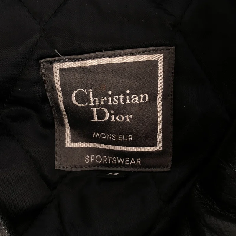 Christian Dior / クリスチャンディオール | ヴィンテージ / レザー サファリジャケット | M | メンズ