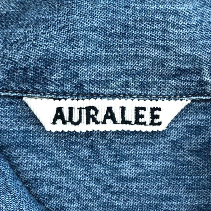 AURALEE / オーラリー | 2024SS | SELVEDGE SUPER LIGHT DENIM HALF SLEEVED SHIRT シャツ | 3 | メンズ