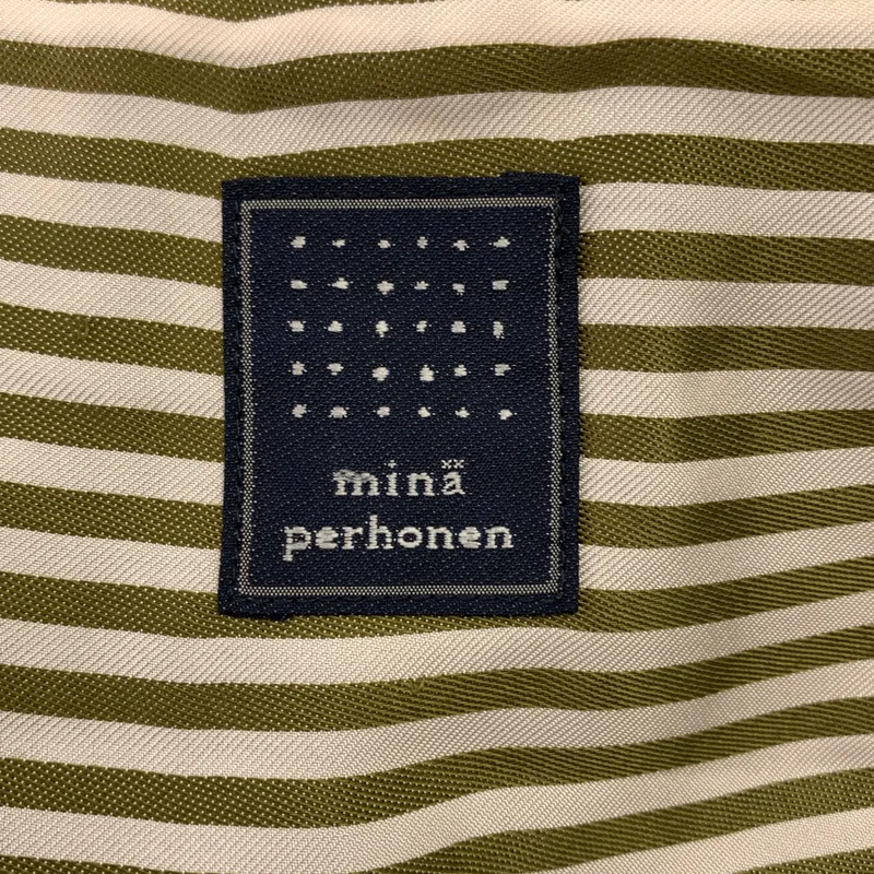 mina perhonen / ミナペルホネン | happa Vネック ロングジレ ベスト |