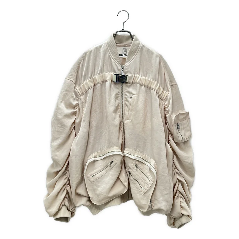 PRANK PROJECT / プランクプロジェクト | Bomber Jacket ナイロン混 ボンバージャケット | F | レディース