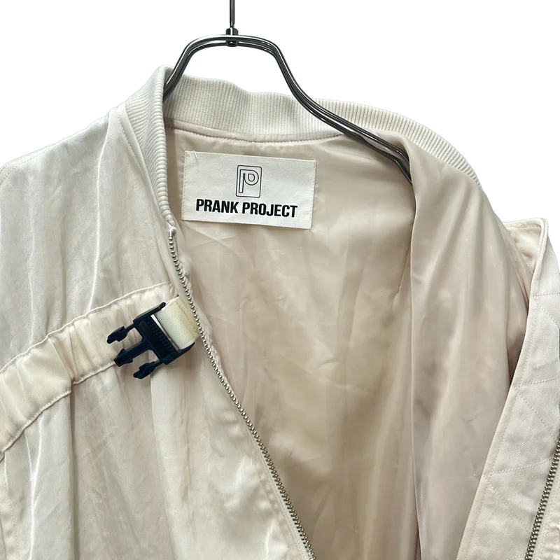 PRANK PROJECT / プランクプロジェクト | Bomber Jacket ナイロン混 ボンバージャケット | F | レディース