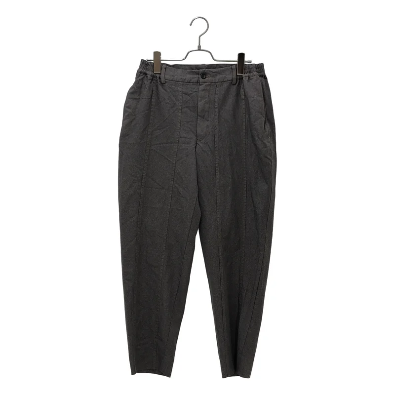 COMME des GARCONS HOMME DEUX / コムデギャルソンオムドゥ | 2025SS | ポリ縮絨 格子柄 ダブルプリーツパンツ | S | メンズ