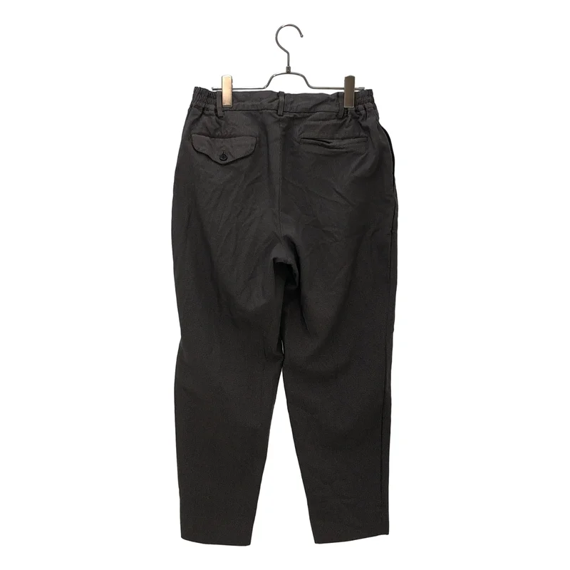 COMME des GARCONS HOMME DEUX / コムデギャルソンオムドゥ | 2025SS | ポリ縮絨 格子柄 ダブルプリーツパンツ | S | メンズ
