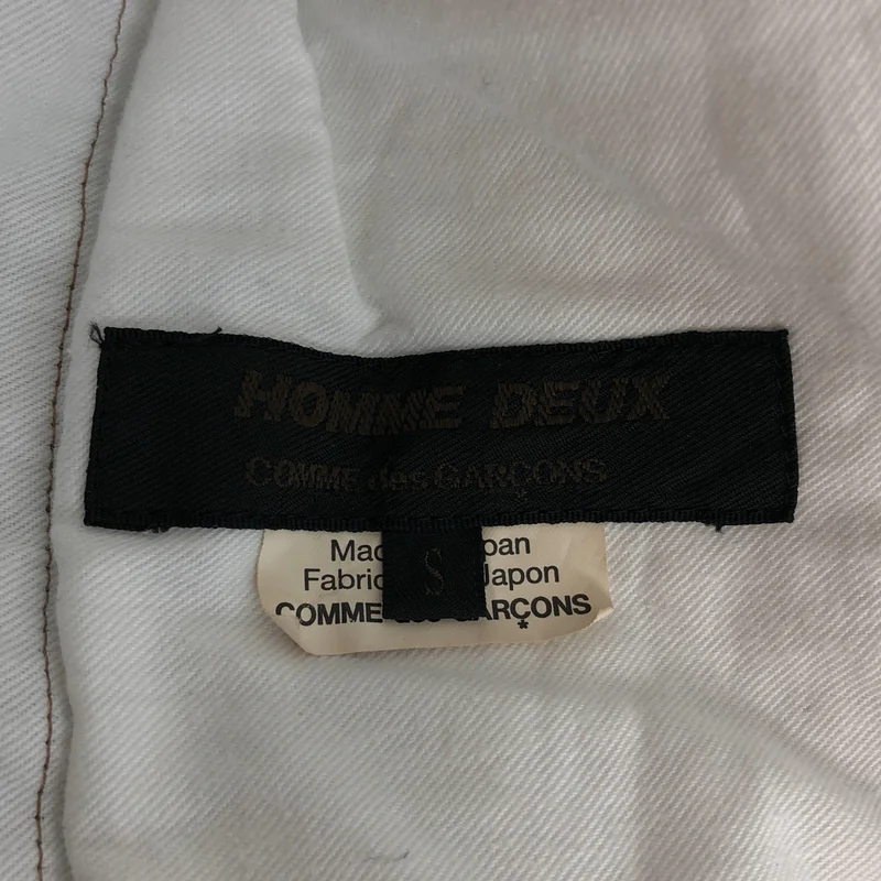 COMME des GARCONS HOMME DEUX / コムデギャルソンオムドゥ | 2025SS | ポリ縮絨 格子柄 ダブルプリーツパンツ | S | メンズ