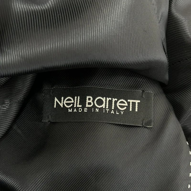Neil Barrett / ニールバレット | ウール ヘリンボーン チェスターコート | S | メンズ