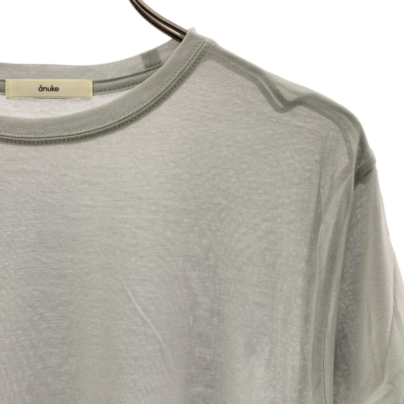 anuke / アンヌーク | Sheer Slub T-shirts / コットン シアースラブカットソー | F | レディース