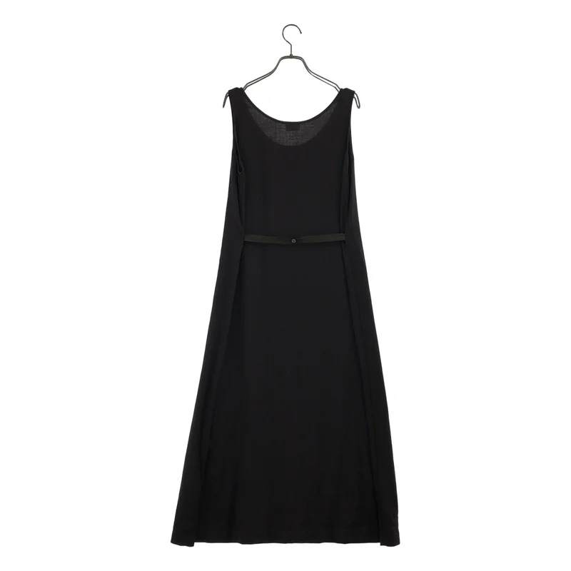 DRIES VAN NOTEN / ドリスヴァンノッテン | レーヨン オーバーシルエット ノースリーブ ワンピース | 38 | レディース