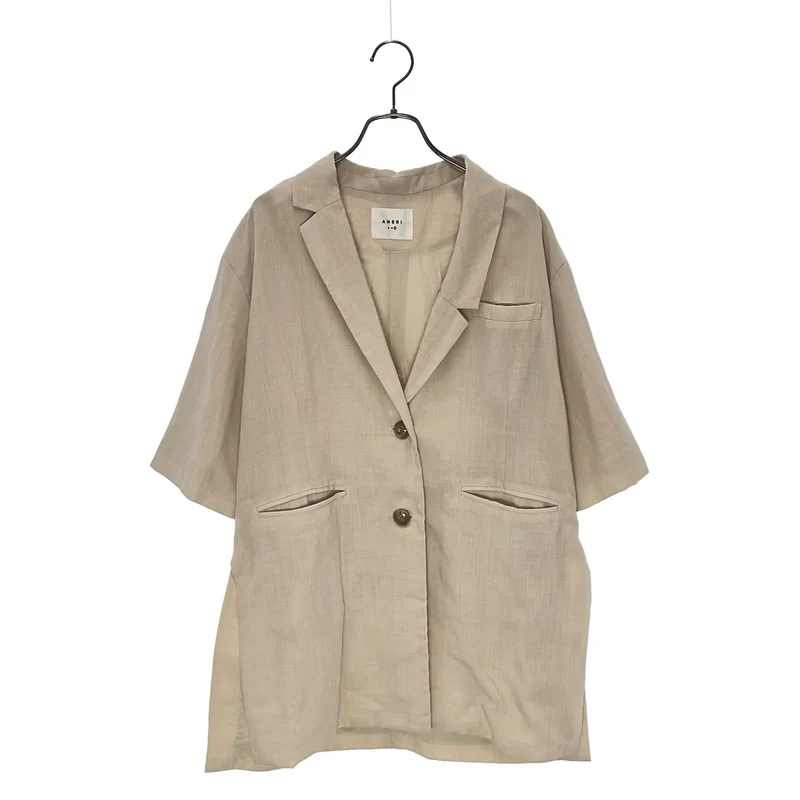 AMERI / アメリ | LIGHT HALF SLEEVE SHIRT JACKET  ジャケット | F | レディース