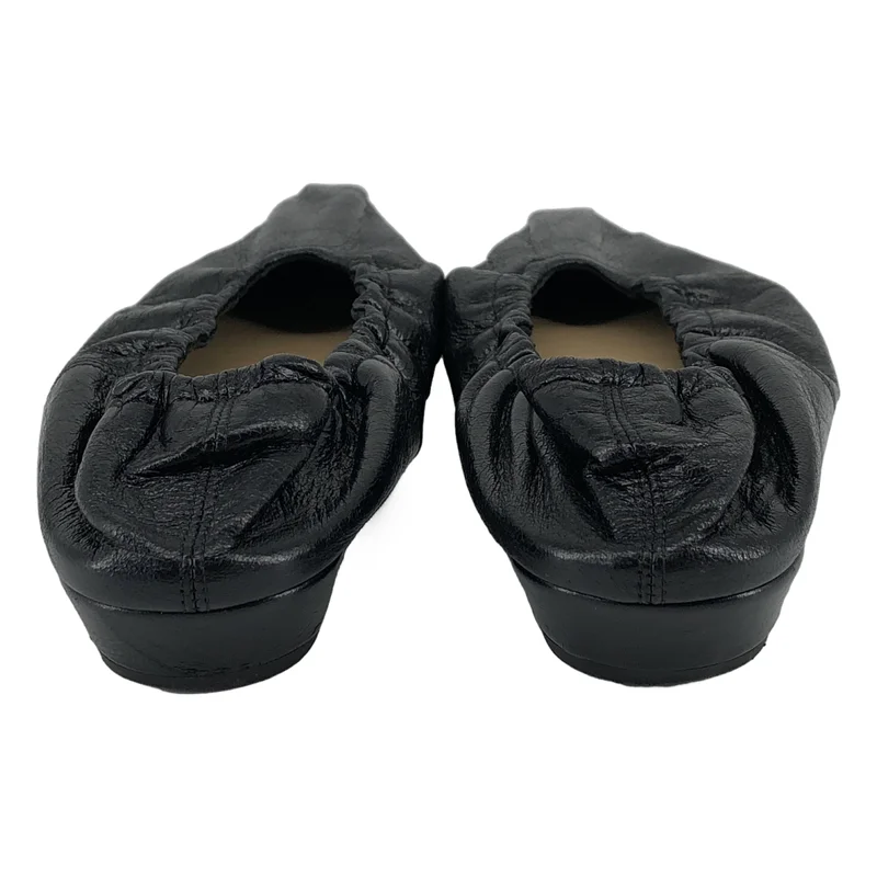BOTTEGA VENETA / ボッテガヴェネタ | アーモンド レザー フラットシューズ | 36 1/2 | レディース