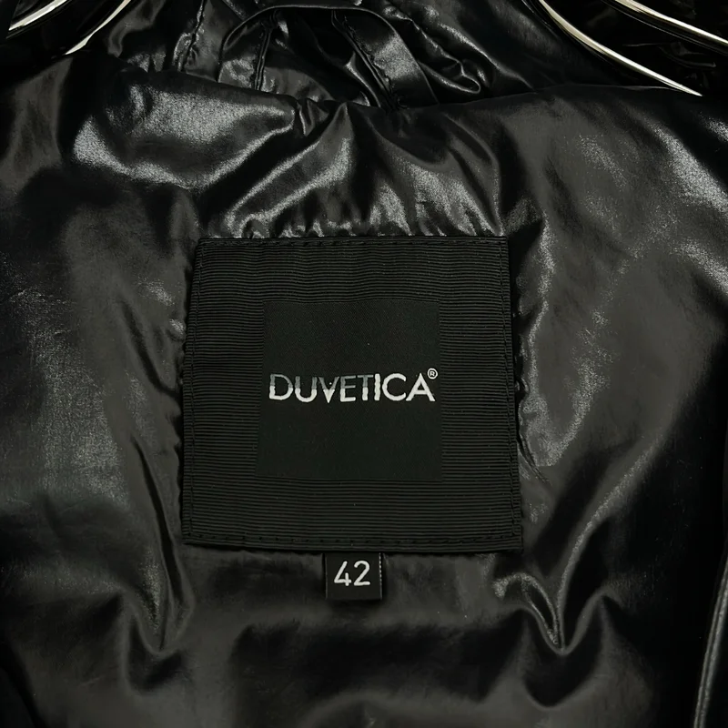 DUVETICA / デュベティカ | THIA / ロゴジップ ダウンジャケット フーディ | 42 | レディース