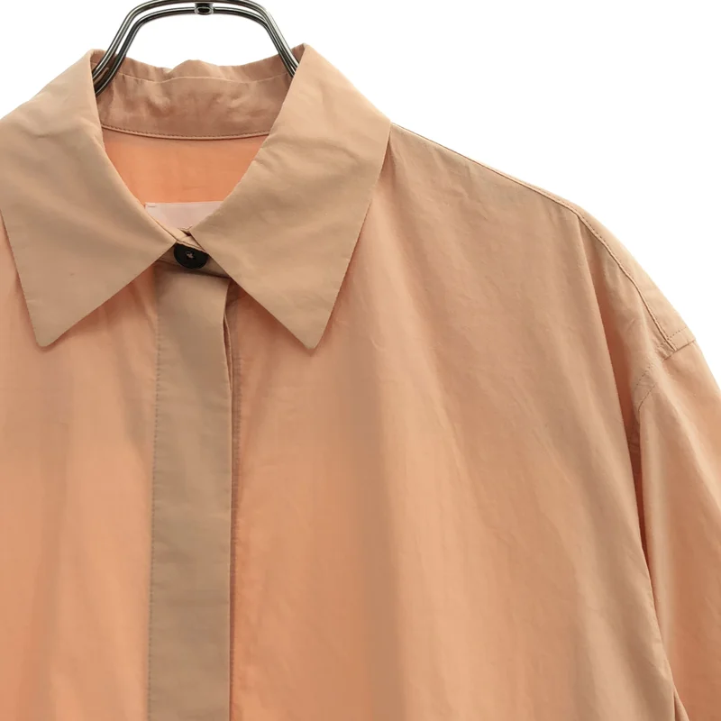 JIL SANDER / ジルサンダー | 2024SS | シャツ ギャザーワンピース J40CT0177 | 32 | レディース