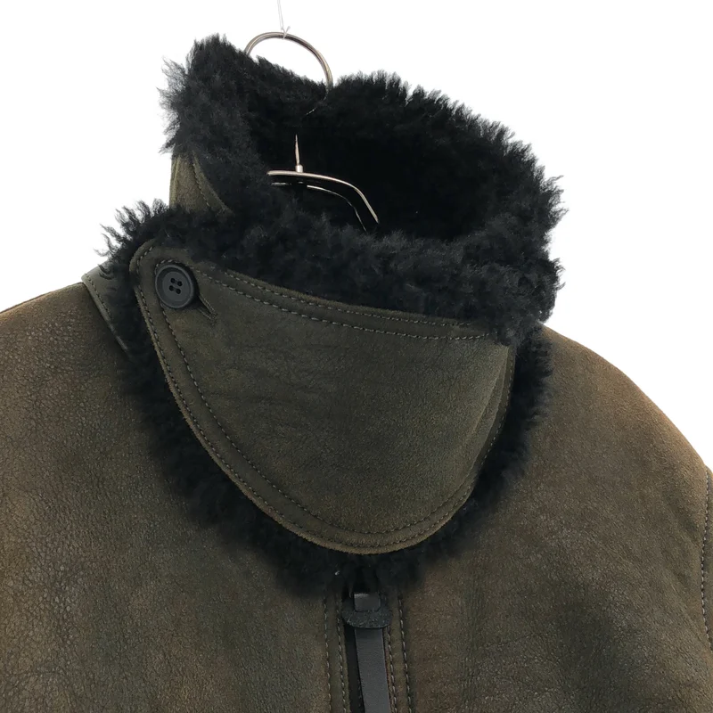 COACH / コーチ | レザー シアリング アビエーター B-3 ボンバージャケット | XS | メンズ
