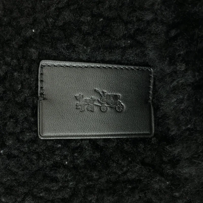 COACH / コーチ | レザー シアリング アビエーター B-3 ボンバージャケット | XS | メンズ