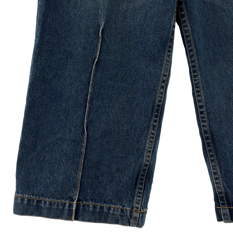Rhodolirion / ロドリリオン | 90's Loose Straight Jean Pant / ドローストリング ルーズストレートデニムパンツ | 0 | レディース