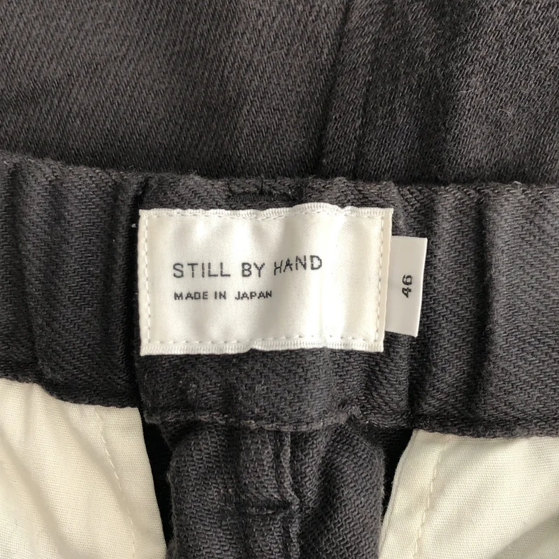 STILL BY HAND / スティルバイハンド | コットンツイル 2タック テーパード イージーパンツ | 48 | メンズ