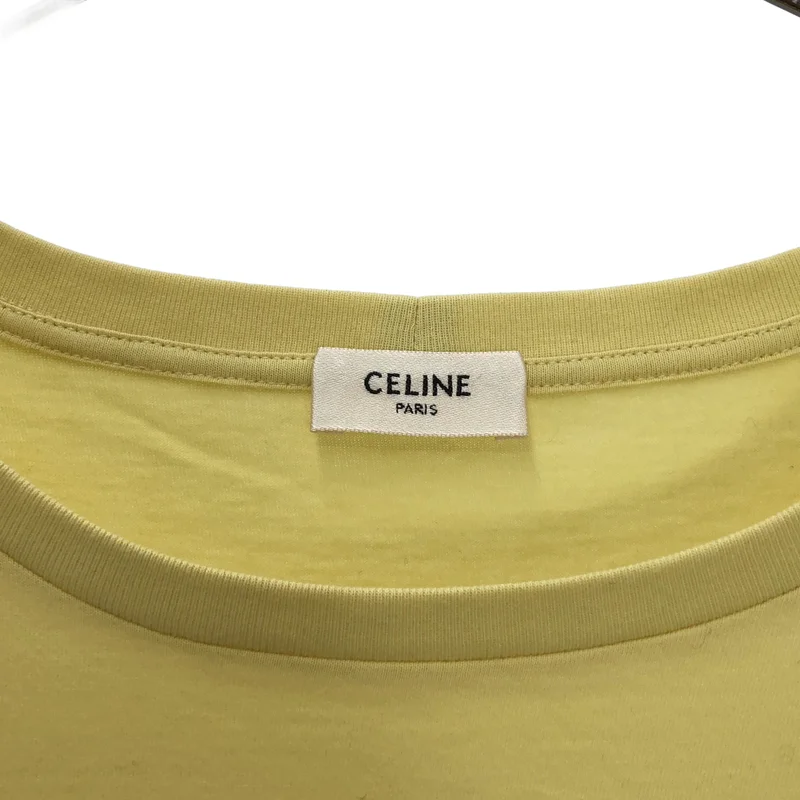 CELINE / セリーヌ | 2020SS | × David Kramer / Flocked Cotton Tee / フロック コットンTシャツ | L | メンズ