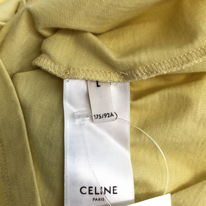 CELINE / セリーヌ | 2020SS | × David Kramer / Flocked Cotton Tee / フロック コットンTシャツ | L | メンズ