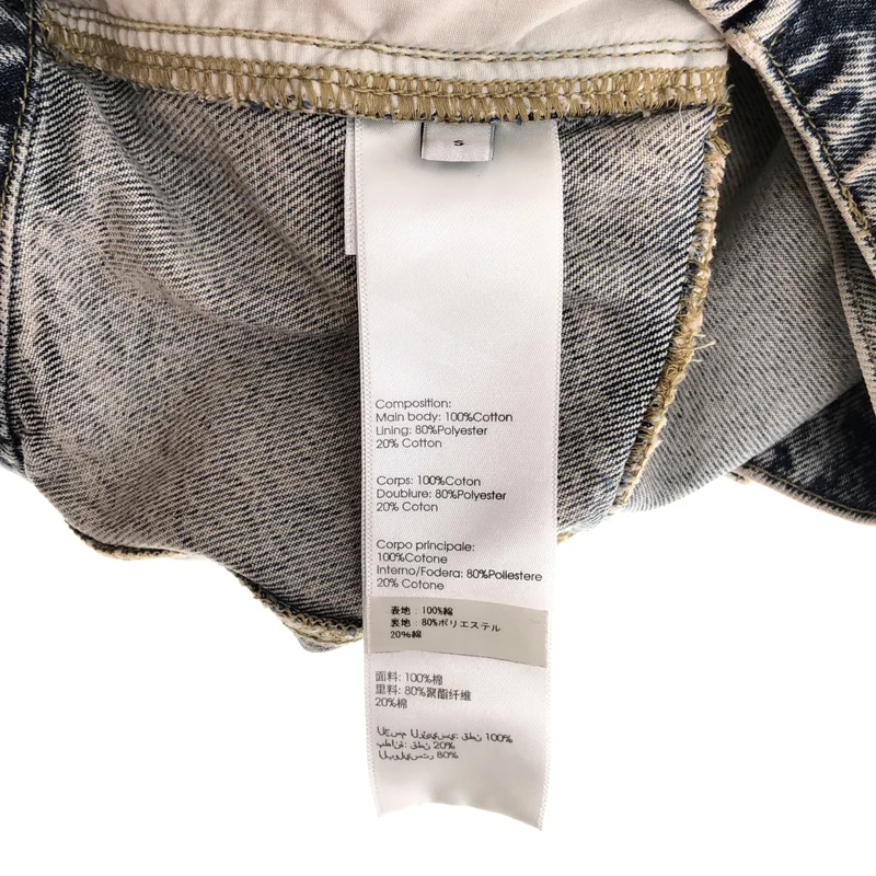 3.1 Phillip Lim / スリーワンフィリップリム | ダメージ加工 ビジュー スリーブレス デニム ベスト | S | レディース