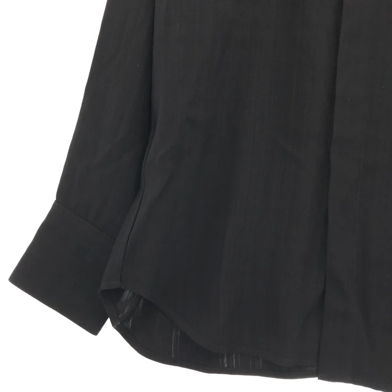 HARUNOBUMURATA / ハルノブムラタ | 2026SS | REMOVABLE COLLAR VISCOSE SHIRT / ビスコース 2WAY 比翼シャツ | 36 | レディース