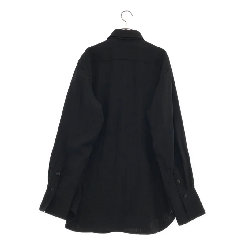 HARUNOBUMURATA / ハルノブムラタ | 2026SS | REMOVABLE COLLAR VISCOSE SHIRT / ビスコース 2WAY 比翼シャツ | 36 | レディース