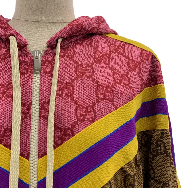 GUCCI / グッチ | GG総柄 テクニカルジャージ コート | S | レディース