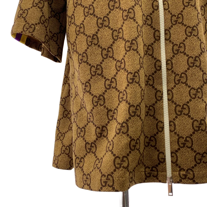 GUCCI | GG Pattern Technical Jersey Coat | Size S | Women's – KLD