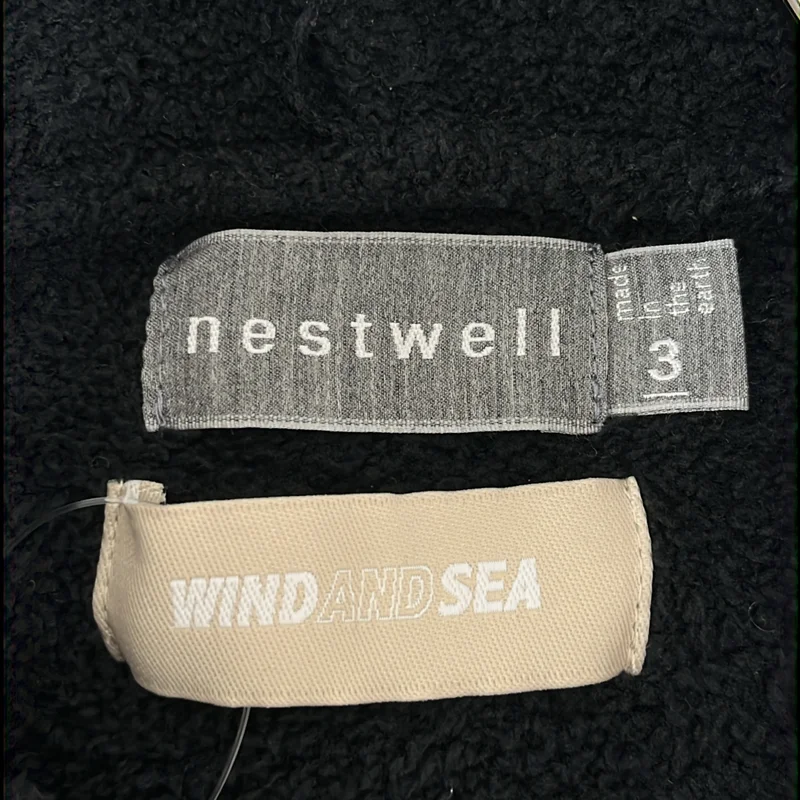 WIND AND SEA / ウィンダンシ― | ×nestwell / ボア プルオーバー パーカー | 3 | メンズ