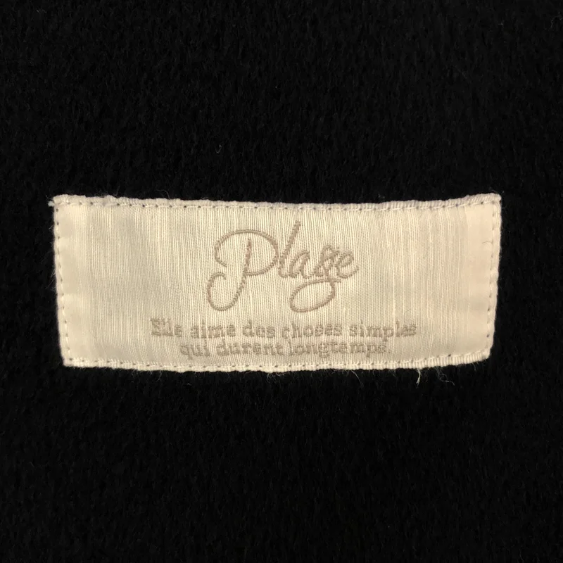 Plage / プラージュ | 2021SS | ウール ボタンレス シングルコート | 38 | レディース