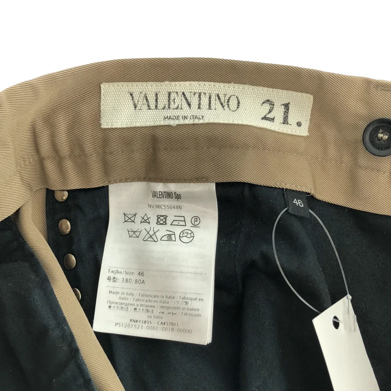 VALENTINO / ヴァレンティノ | サイドスタッズ チノパンツ | 46 | メンズ