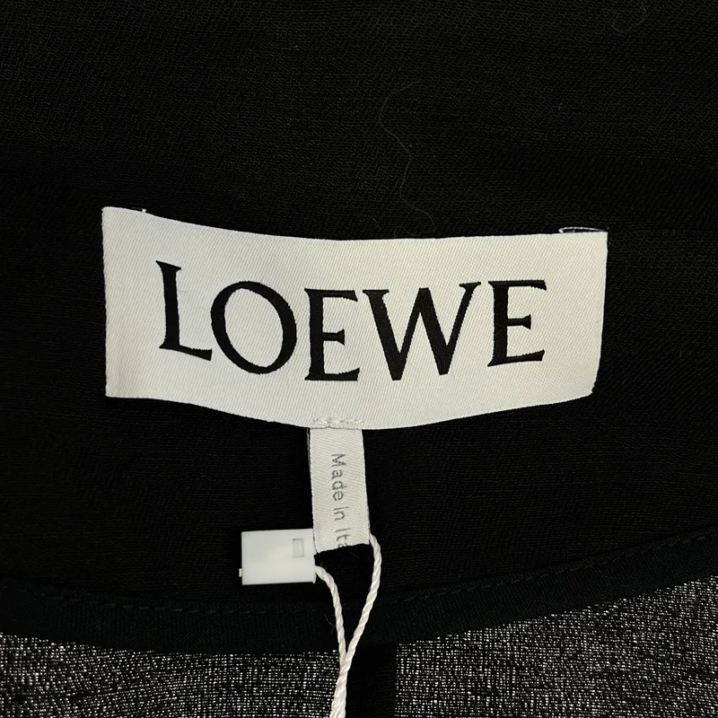 LOEWE / ロエベ | Linen Tie-Up Sleeve Detail Coat / リネン カットオフ フレアスリーブ コート | 34 | レディース