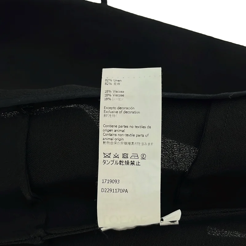 LOEWE / ロエベ | Linen Tie-Up Sleeve Detail Coat / リネン カットオフ フレアスリーブ コート | 34 | レディース
