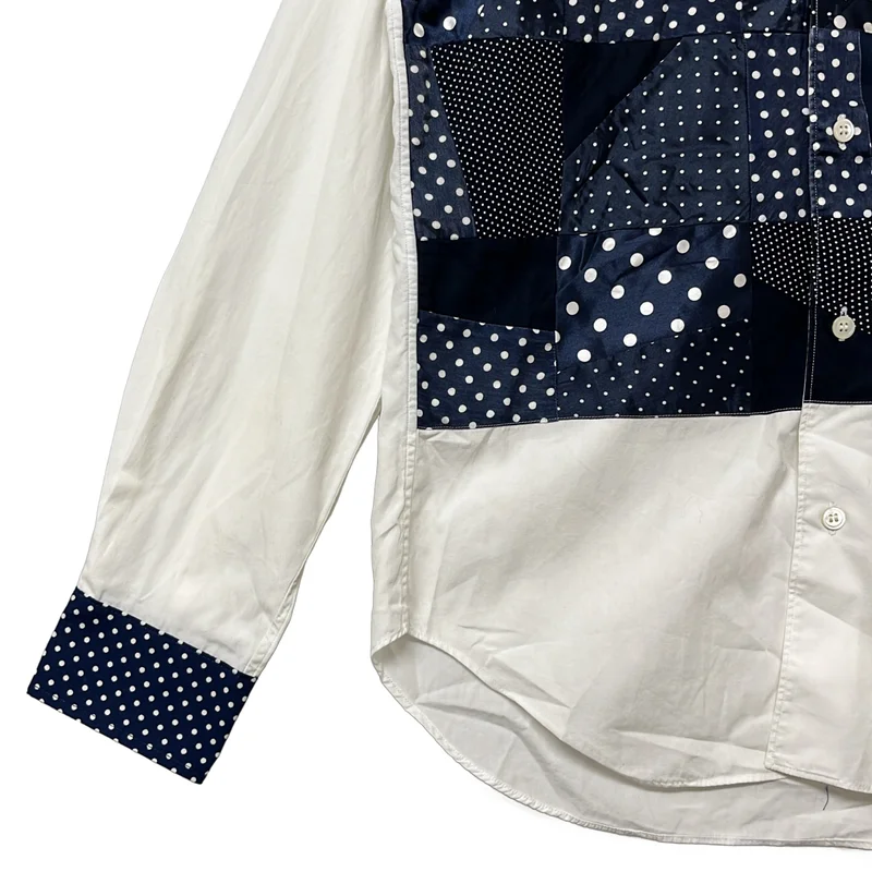COMME des GARCONS HOMME / コムデギャルソンオム | 2015AW | 総柄 パッチワーク レギュラーカラー シャツ | XS | メンズ