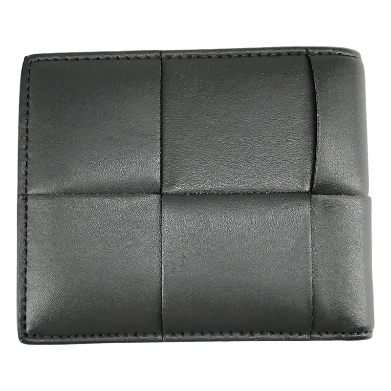 BOTTEGA VENETA / ボッテガヴェネタ | カセット マキシイントレチャート レザー 2つ折り ショートウォレット |