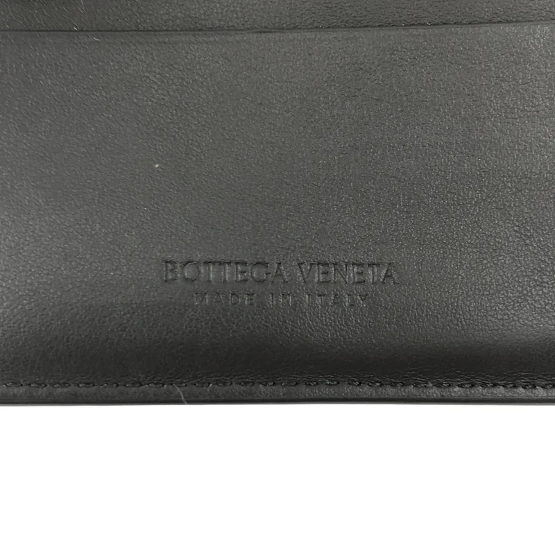 BOTTEGA VENETA / ボッテガヴェネタ | カセット マキシイントレチャート レザー 2つ折り ショートウォレット |